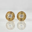 Rustic Stud Earrings 0.95gr / 18K Gold ©