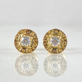 Rustic Stud Earrings 0.9gr / 18K Gold ©