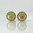 Stud Earrings Crown Seal 0.95gr / 18K Gold ©