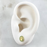 Stud Earrings Crown Seal 0.95gr / 18K Gold