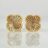 Stud Earrings Clover 1.65gr / 18K Gold *