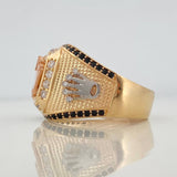 Anillo Corona 9.7 g / T11 Tres Oros 18K