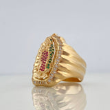 Anillo Virgen Guadalupe 12.3 g / T10 1/4 Oro Amarillo 18K