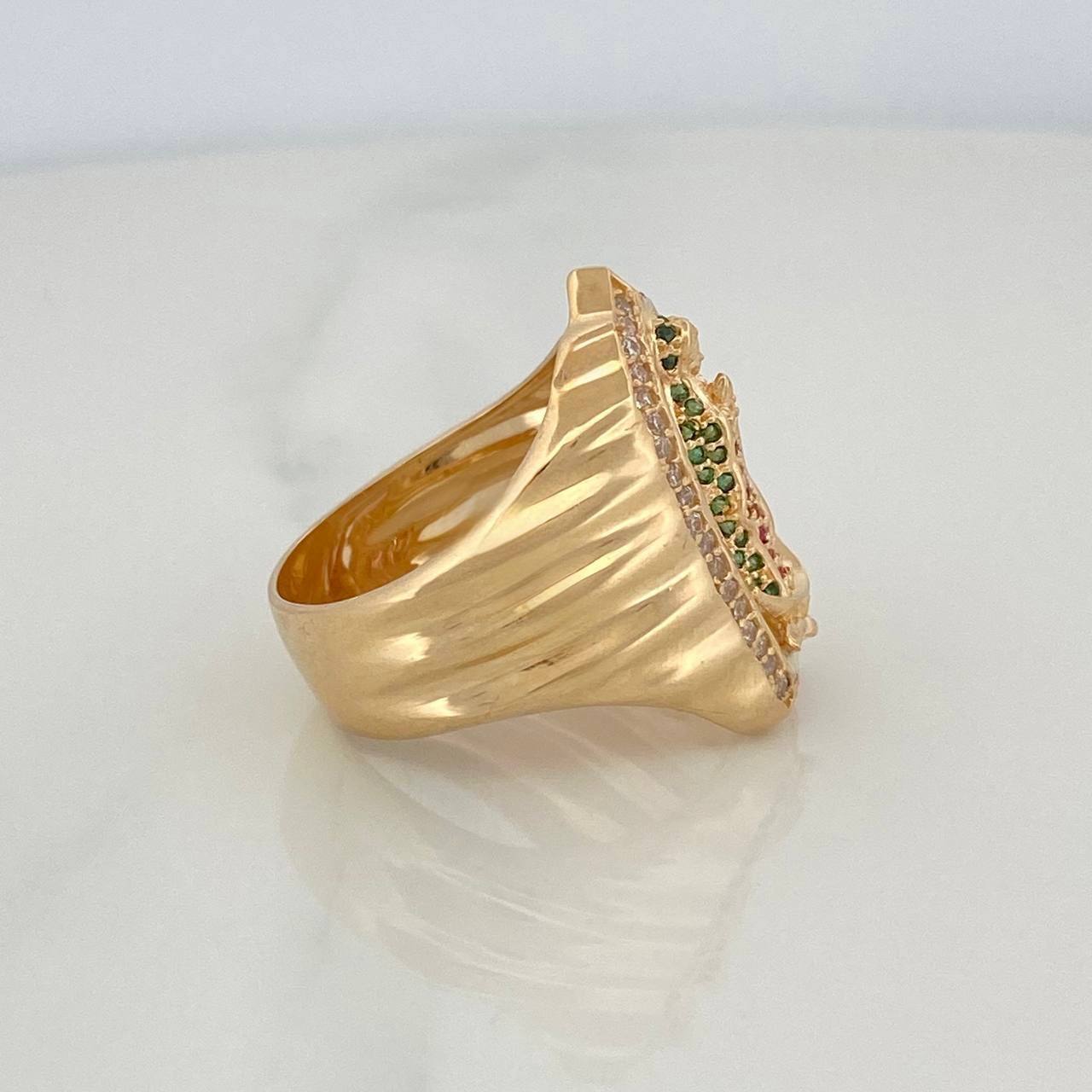 Anillo Virgen Guadalupe 12.3 g / T10 1/4 Oro Amarillo 18K