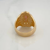 Anillo Virgen Guadalupe 12.3 g / T10 1/4 Oro Amarillo 18K