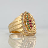 Anillo Virgen Guadalupe 6.85 g / T7 Oro Amarillo 18K