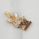 Dije San Miguel Arcangel 1.5 g / 3/4 in Tres Oros 18K