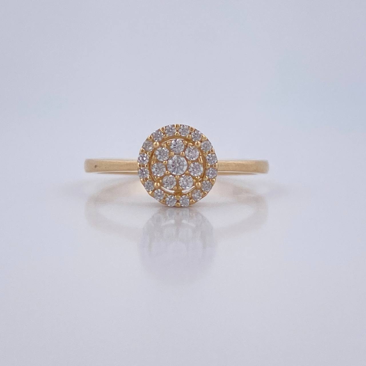 Circle Ring 1.75gr / Size 5 / 18K Gold &