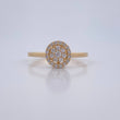 Circle Ring 1.75gr / Size 5 / 18K Gold &