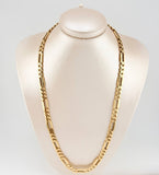 Cadena Figaro 33.95gr / 23 1/2 in / 8mm Oro Amarillo Nac.Esp. 18K ©