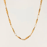 Cadena Rustico Dubai 8.55gr / 23 1/2 in / 3mm Oro Amarillo 18K ©