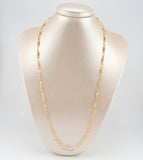 Cadena Rustico Dubai 8.55gr / 23 1/2 in / 3mm Oro Amarillo 18K ©