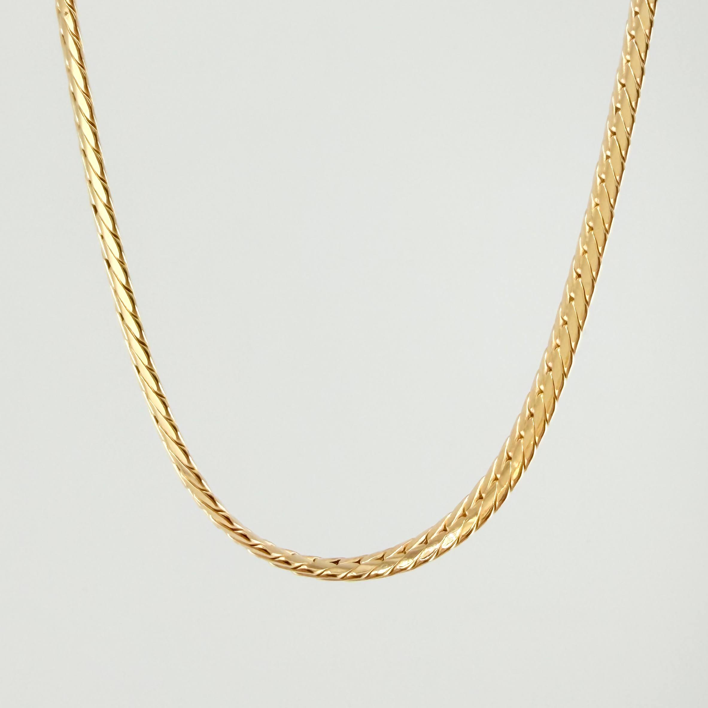 Cadena Serpiente 15.25gr / 23 1/2 in / 5mm Oro Amarillo +3 18K ©