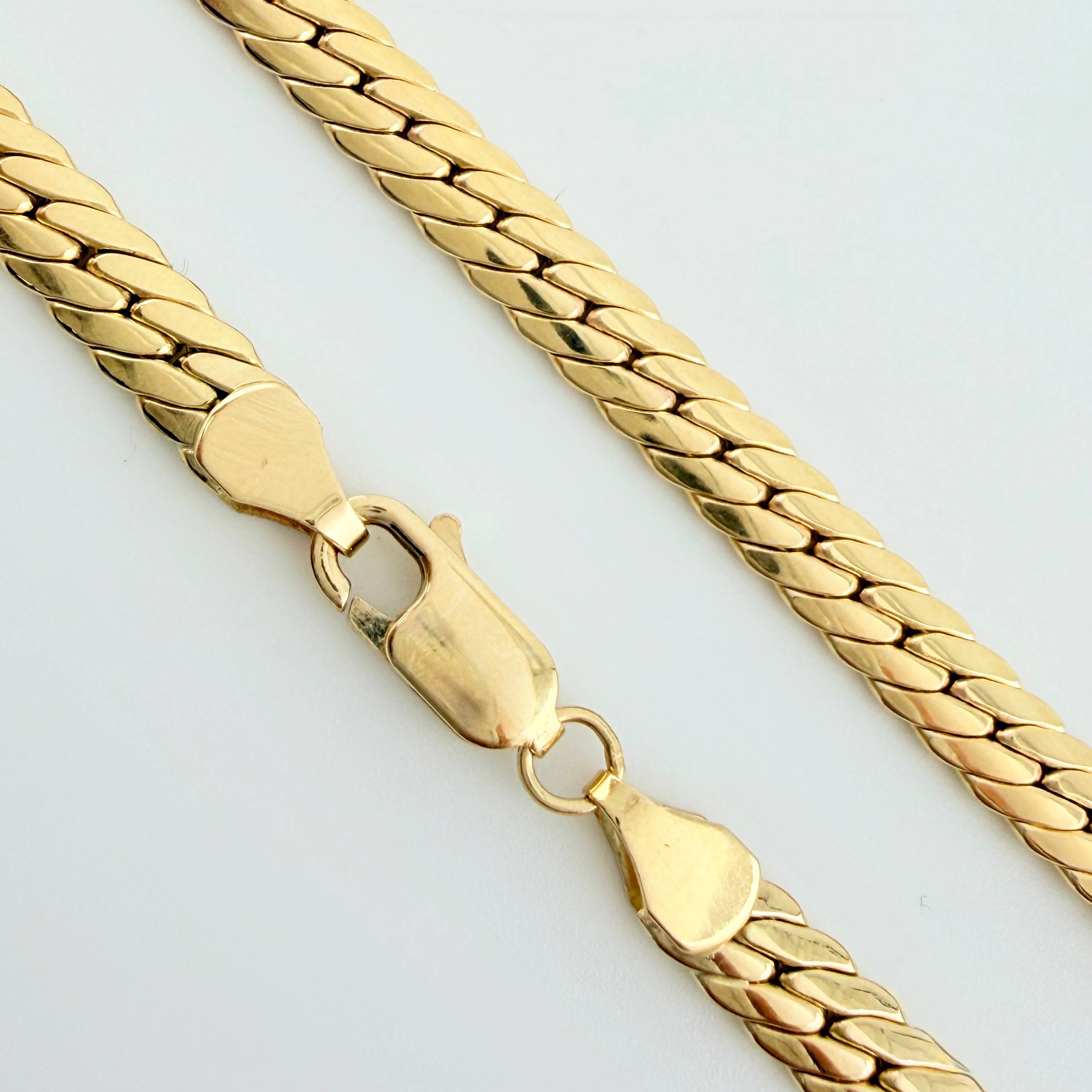 Cadena Serpiente 15.2gr / 23 1/2 in / 5mm Oro Amarillo +3 18K