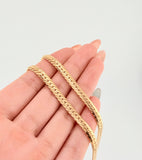 Cadena Serpiente 15.2gr / 23 1/2 in / 5mm Oro Amarillo +3 18K