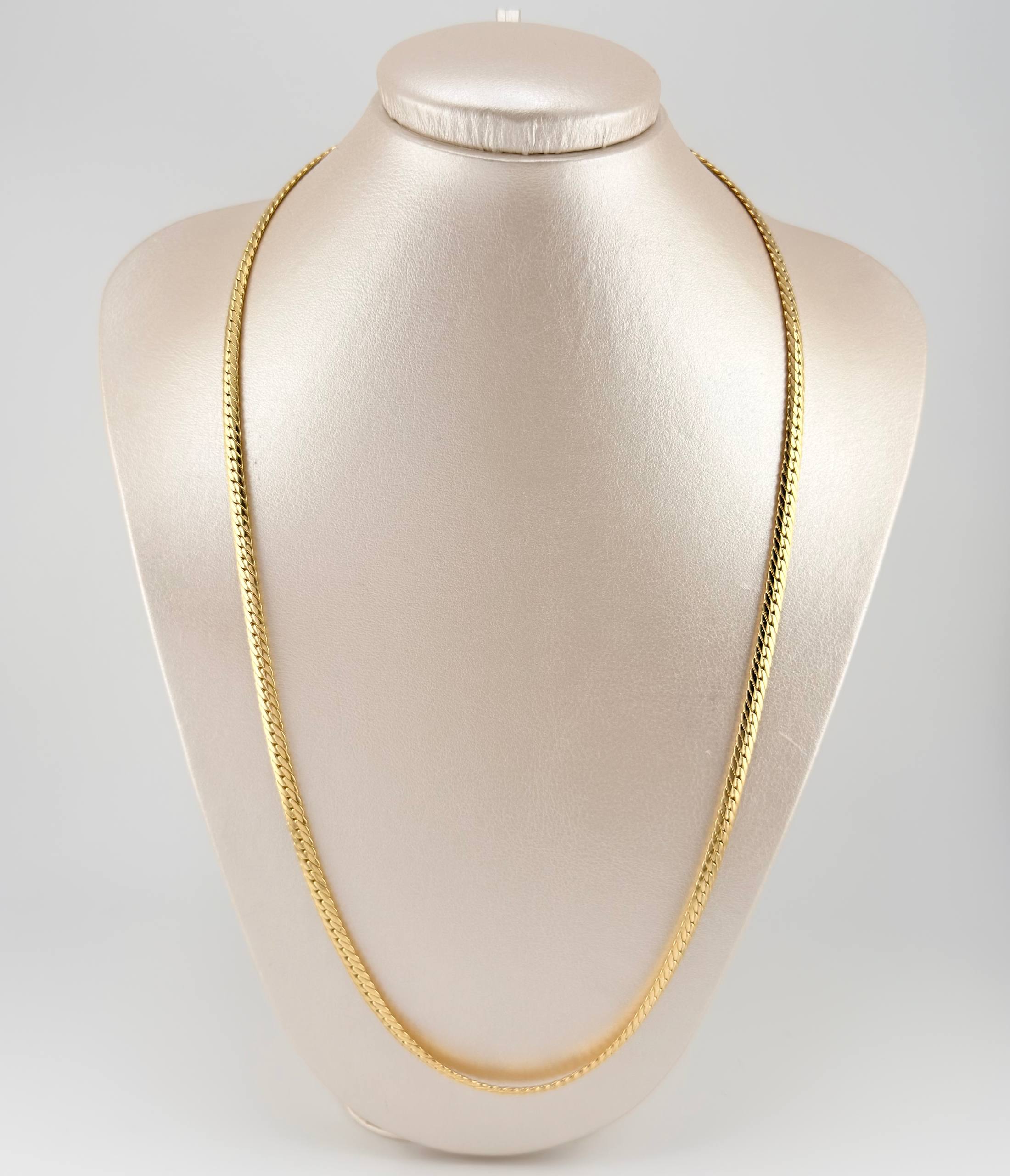 Cadena Serpiente 15.25gr / 23 1/2 in / 5mm Oro Amarillo +3 18K ©