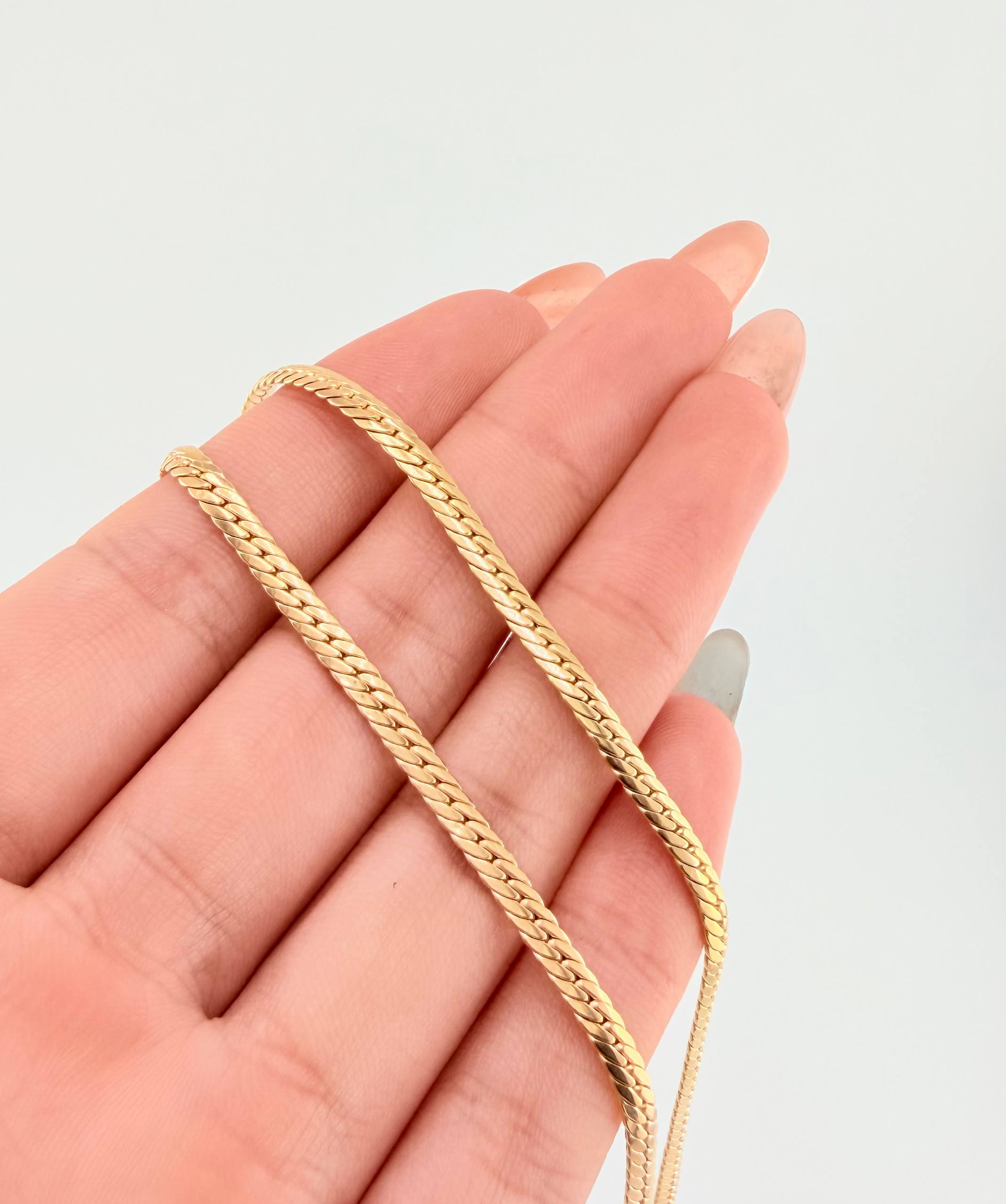 Cadena Serpiente 6.1gr / 19 3/4 in / 3mm Oro Amarillo +3 18K