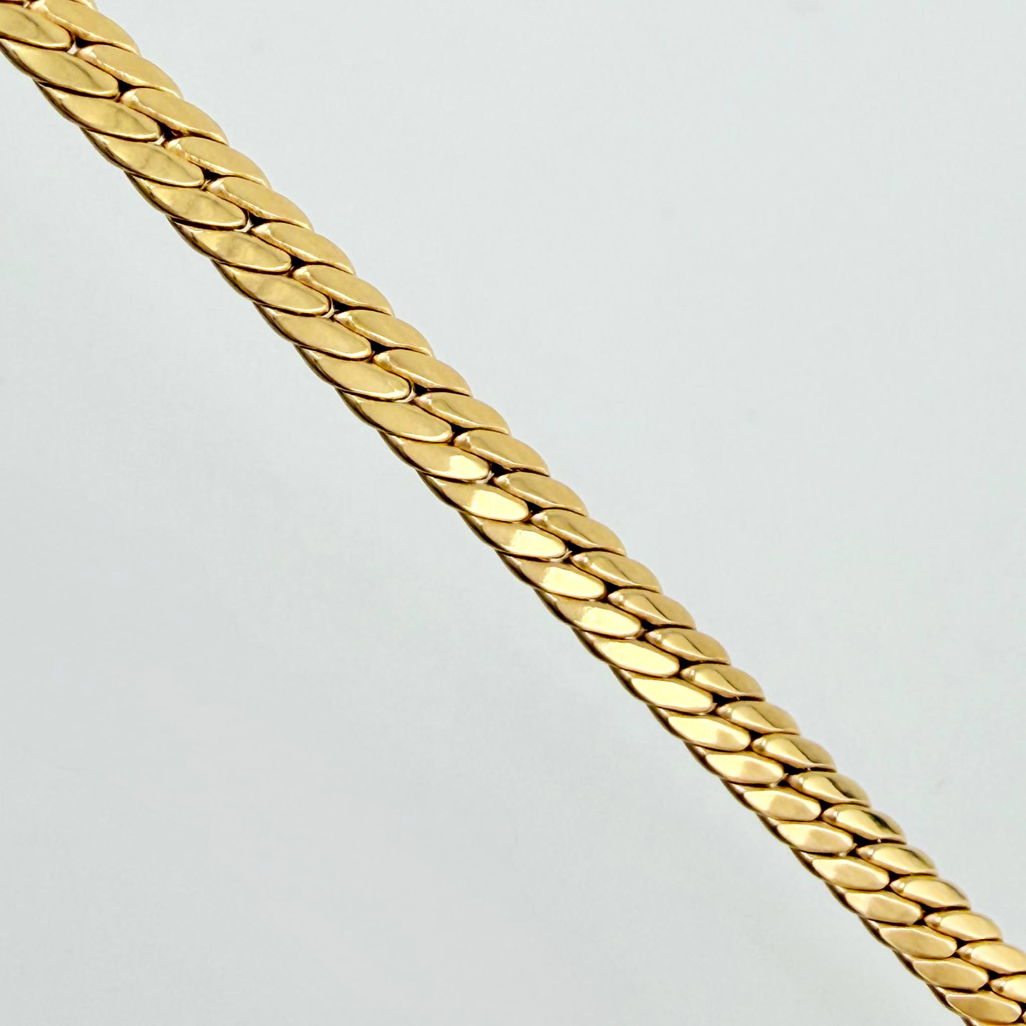 Cadena Serpiente 4.95 g / 15 3/4 in / 3.1 mm Oro Amarillo 18K