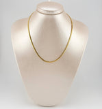 Cadena Serpiente 4.95 g / 15 3/4 in / 3.1 mm Oro Amarillo 18K