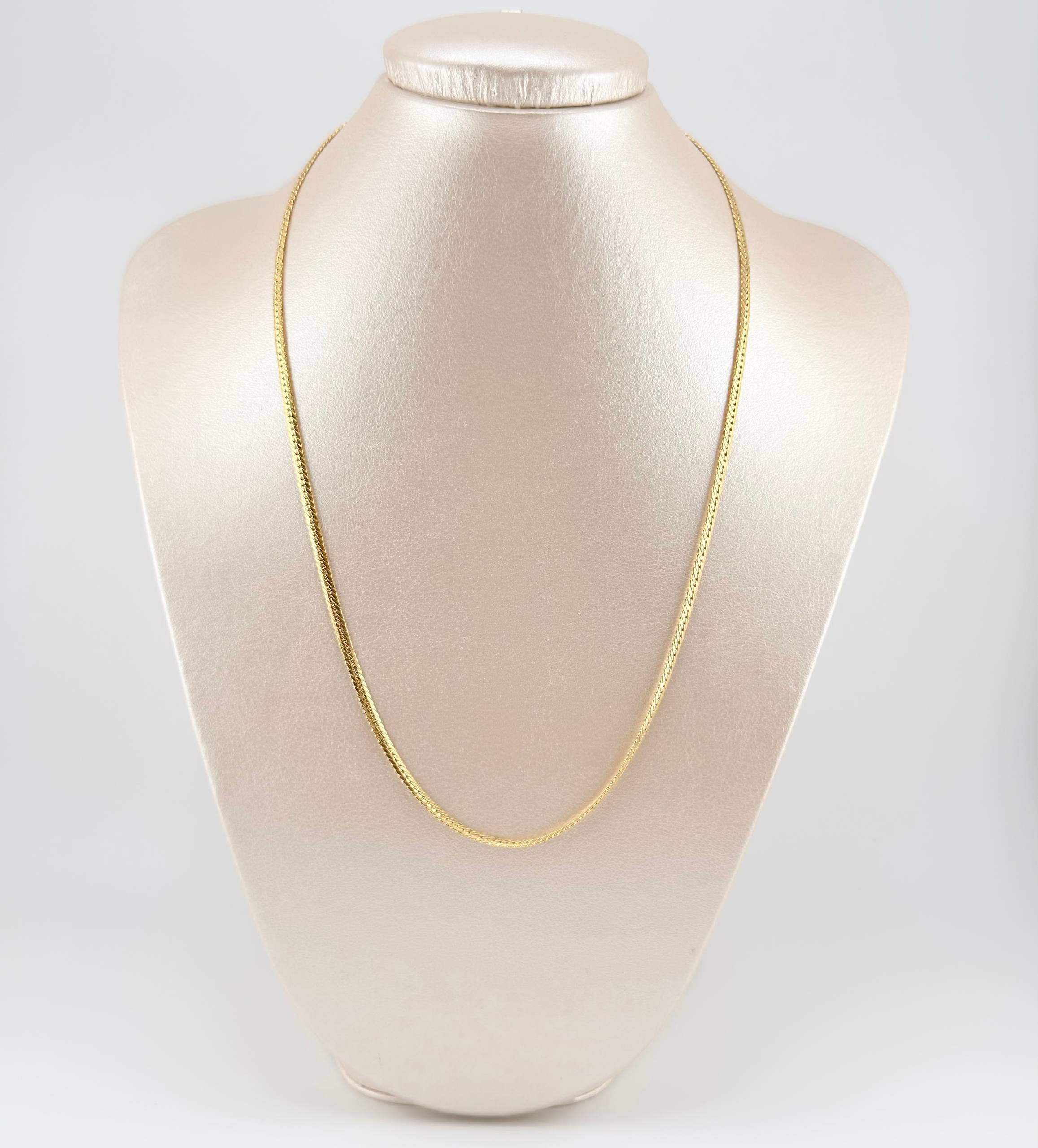 Cadena Serpiente 6.1gr / 19 3/4 in / 3mm Oro Amarillo +3 18K