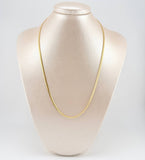 Cadena Serpiente 6.1gr / 19 3/4 in / 3mm Oro Amarillo +3 18K