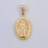 Dije Virgen Milagrosa 1.55gr / 3cm / Oro 18K $