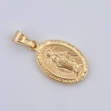 Dije Virgen Milagrosa 1.55gr / 3cm / Oro 18K $