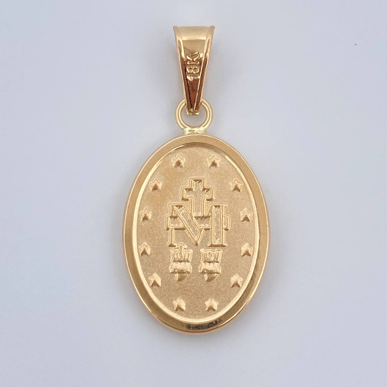 Dije Virgen Milagrosa 1.55gr / 3cm / Oro 18K $