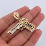 Pendant Gun 11.8gr / 3.4cm (1.3in) / 18K Gold $