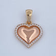 Pendant Heart 2.55gr / 2.5cm (1.0in) / 18K Gold $