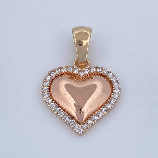 Pendant Heart 2.55gr / 2.5cm (1.0in) / 18K Gold $