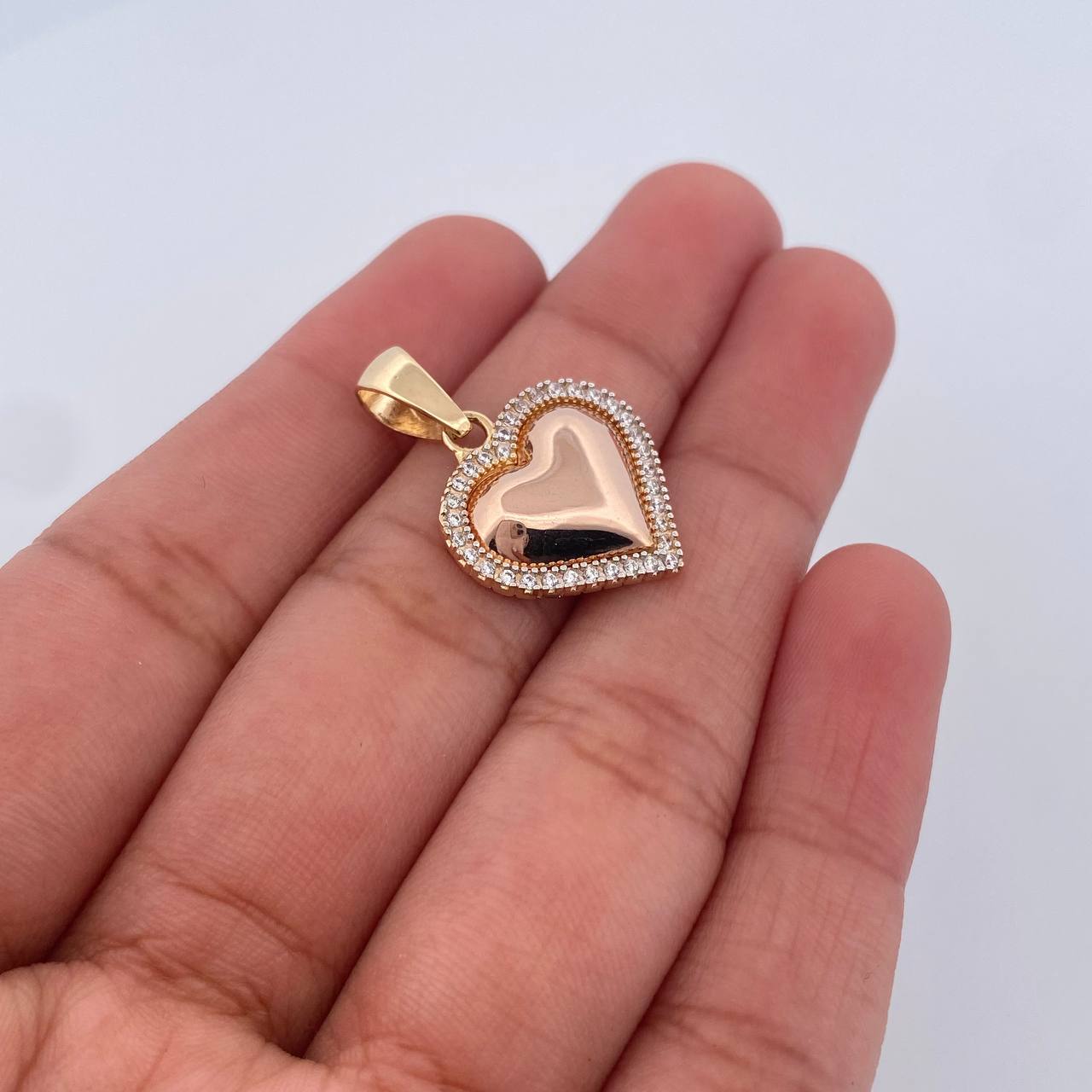 Pendant Heart 2.55gr / 2.5cm (1.0in) / 18K Gold $