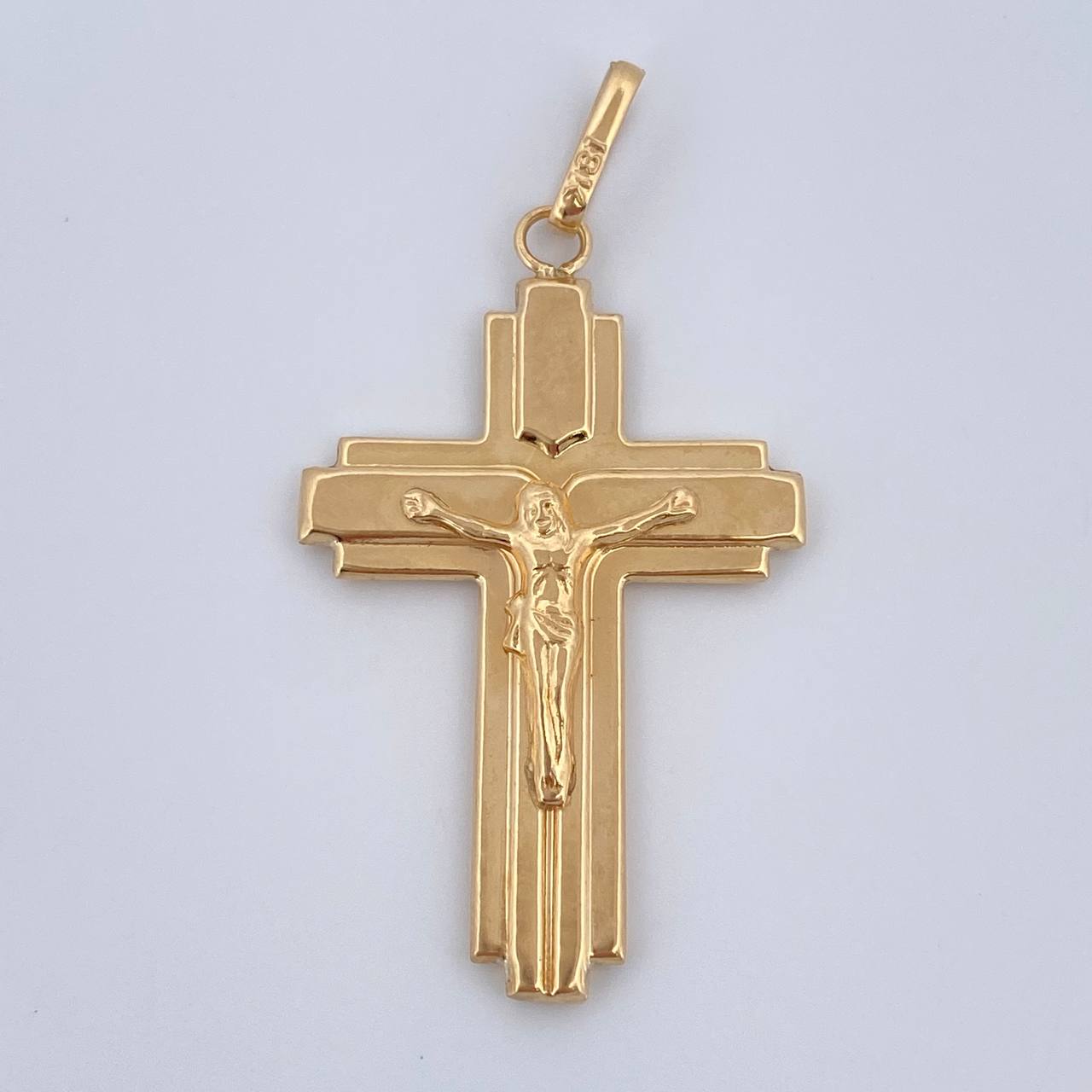 Pendant Christ Cross 1.6gr / 4cm / 18K Gold $