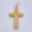 Pendant Christ Cross 1.6gr / 4cm / 18K Gold $