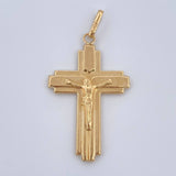 Pendant Christ Cross 1.6gr / 4cm / 18K Gold $