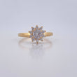 Anillo Flor de Loto 2.8gr / T6 / Oro 18K &