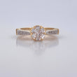 Anillo Solitario Puente 3.45gr / T6 1/4 / Oro 18K &
