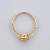 Circle Ring 1.75gr / Size 5 / 18K Gold &