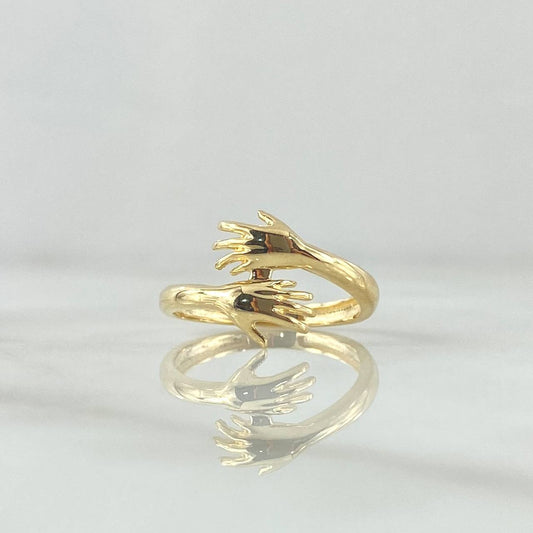 Hug Ring 2.8gr / Size 6 1/2 / Smooth 18K Yellow Gold