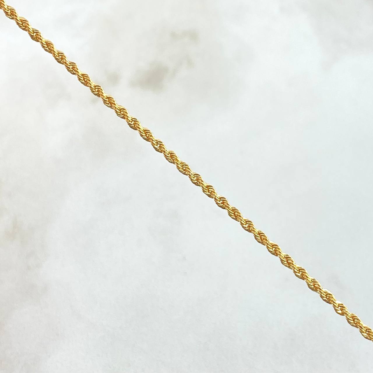 Rope Bracelet 1.05gr / 19.5cm / 1.7mm Yellow Gold +3 18K *