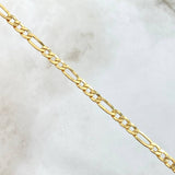 Figaro Bracelet 3.55gr / 7.9in / +0 18K Gold