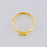 Anillo Flor 0.95 g / T6 3/4 Oro Amarillo 18K