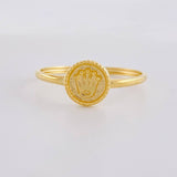 Anillo Sello Corona 0.95 g / T8 1/2 Oro Amarillo 18K