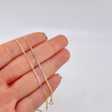 Cadena Sedusa 1.55g / 18 in / 1.5mm Tres Oros 18K