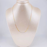 Cadena Sedusa 1.55g / 18 in / 1.5mm Tres Oros 18K