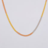 Cadena Sedusa 1.4g / 16 in / 1.5mm Tres Oros 18K (Oferta)