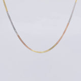 Cadena Sedusa 1.4g / 16 in / 1.5mm Tres Oros 18K (Oferta)