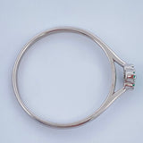 Clover Ring 1.2gr / Size 9 1/4 / 950 Sterling Silver +