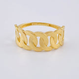 Anillo Cubano 1.85 g / T6 Oro Amarillo 18K