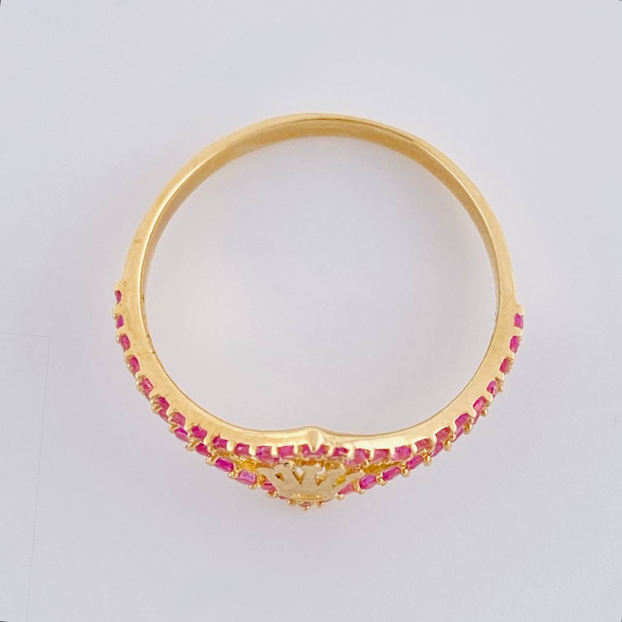 Anillo Corona 1.7 g / T7 Oro Amarillo 18K